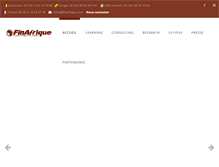 Tablet Screenshot of finafrique.com